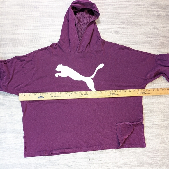 PUMA Urban Sport Light-Weight Hoodie Purple Athletic Athleisure Activewear XL - Picture 8 of 10